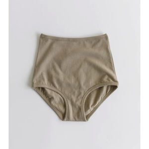 ARQ High rise undies in taupe — medium